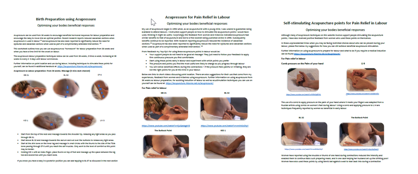 Do it yourself Acupressure for Labor and Delivery